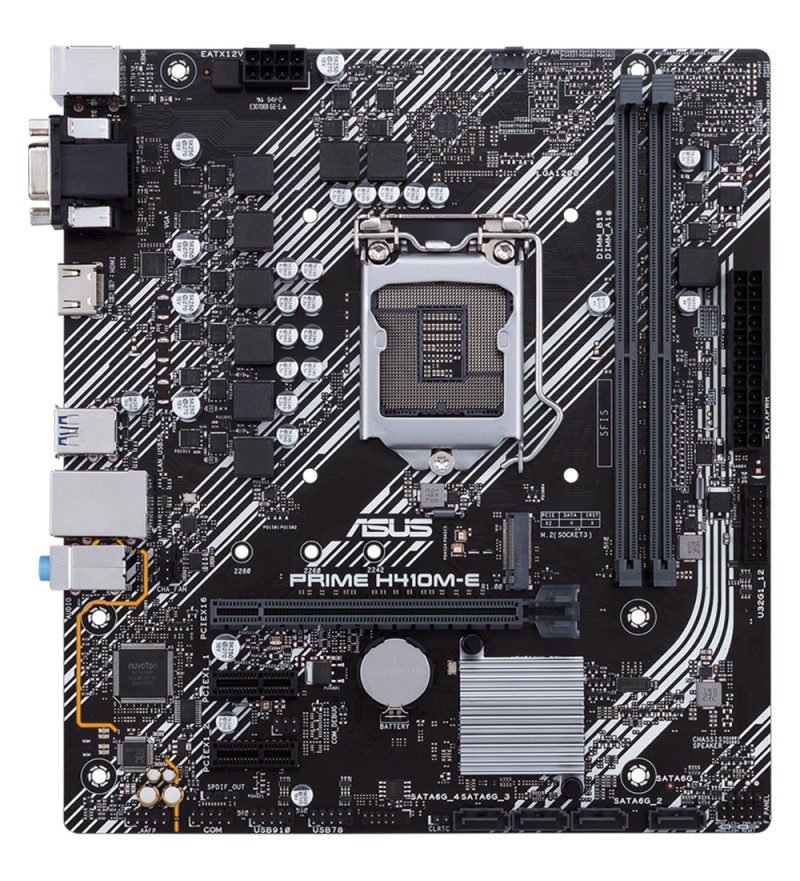 Placa Madre Asus Prime H410M-E LGA1200/Micro ATX/DDR4