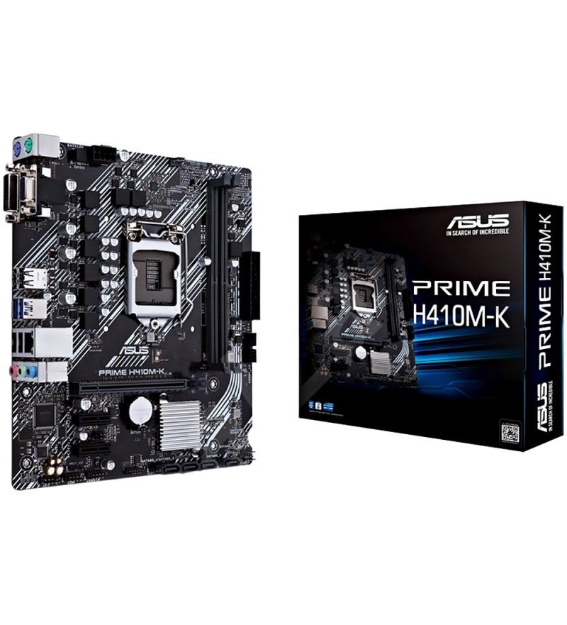 Placa Madre Asus Prime H410M-K LGA1200/Micro ATX/DDR4