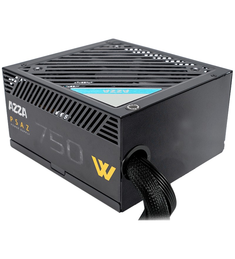 Fuente de Alimentación para PC Azza PSAZ-750W 80 Plus Bronze/750W/Bivolt - Negro