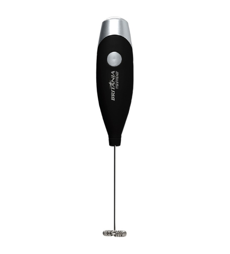 Mini Mixer Britania BMM2 a Pila (2xAA) - Negro/Plata