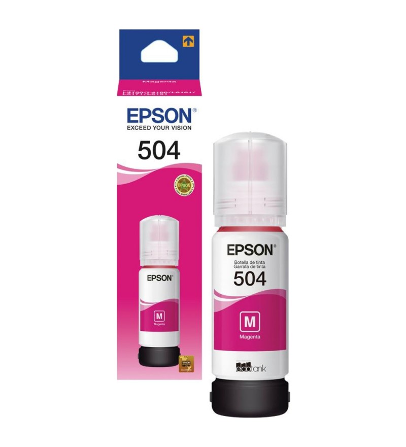 Tinta para Impresoras Epson 504 T504320 de 70mL - Magenta