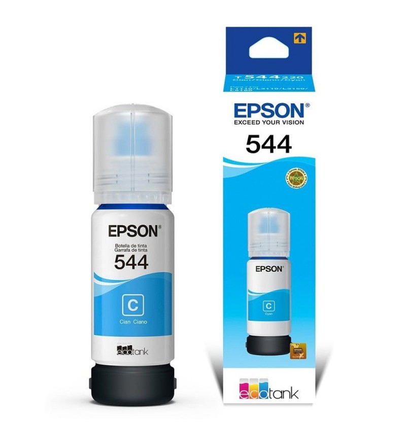 Tinta para Impresoras Epson 544 T544220 de 65mL - Cian