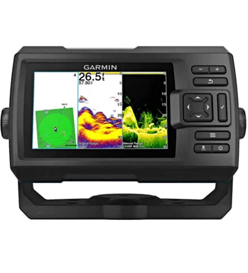 Sonda para Pesca Garmin STRIKER Vivid 5cv 010-02551-01 con Pantalla de 5.0" con GPS + Transductor GT20-TM - Negro