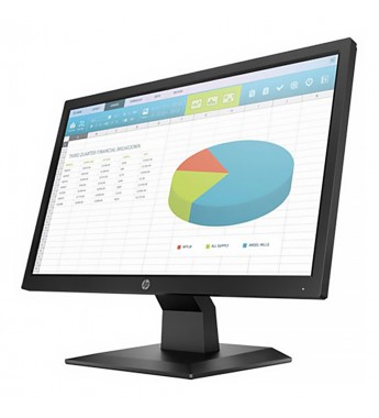 Monitor Led Hp P204V de 20" HD HDMI/VGA/Bivolt - Negro 