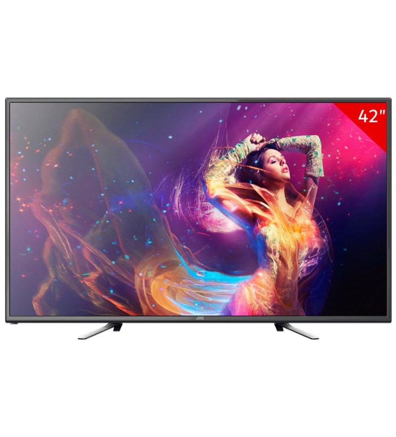 Smart TV LED de 42" JVC LT42N750U Full HD con Wi-Fi /HDMI /Android - Gris