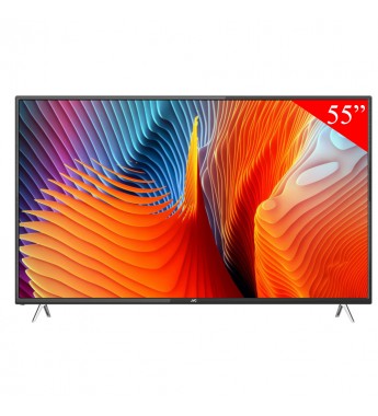 Smart TV LED de 55" JVC LT-55N775U 4K UHD con Wi-Fi/HDR/HDMI/Bivolt - Negro