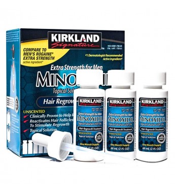 Solución Topica Kirkland Minoxidil (6 Unidades) - 60mL 