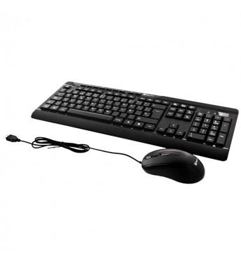 Kit Klipxtreme DeskMate KCK-251S Teclado + Mouse USB/Español - Negro