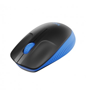 Mouse Inalámbrico Logitech M190 910-005903 1000DPI/3 Botones - Negro/Azul