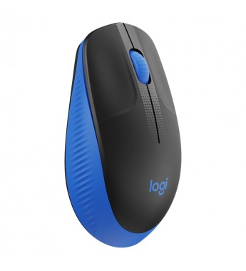 Mouse Inalámbrico Logitech M190 910-005903 1000DPI/3 Botones - Negro/Azul