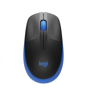 Mouse Inalámbrico Logitech M190 910-005903 1000DPI/3 Botones - Negro/Azul