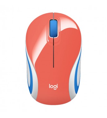 Mouse Inalámbrico Logitech M187 - Coral