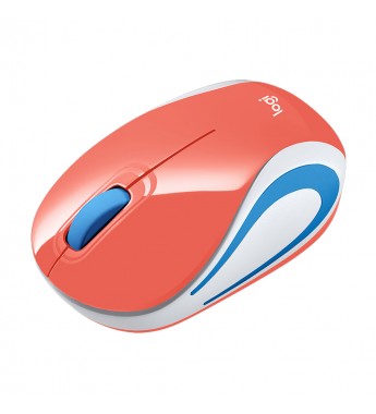 Mouse Inalámbrico Logitech M187 - Coral