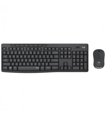 Kit Logitech MK295 Silent Wireless 920-009792 Teclado + Mouse inalámbricos Español - Negro