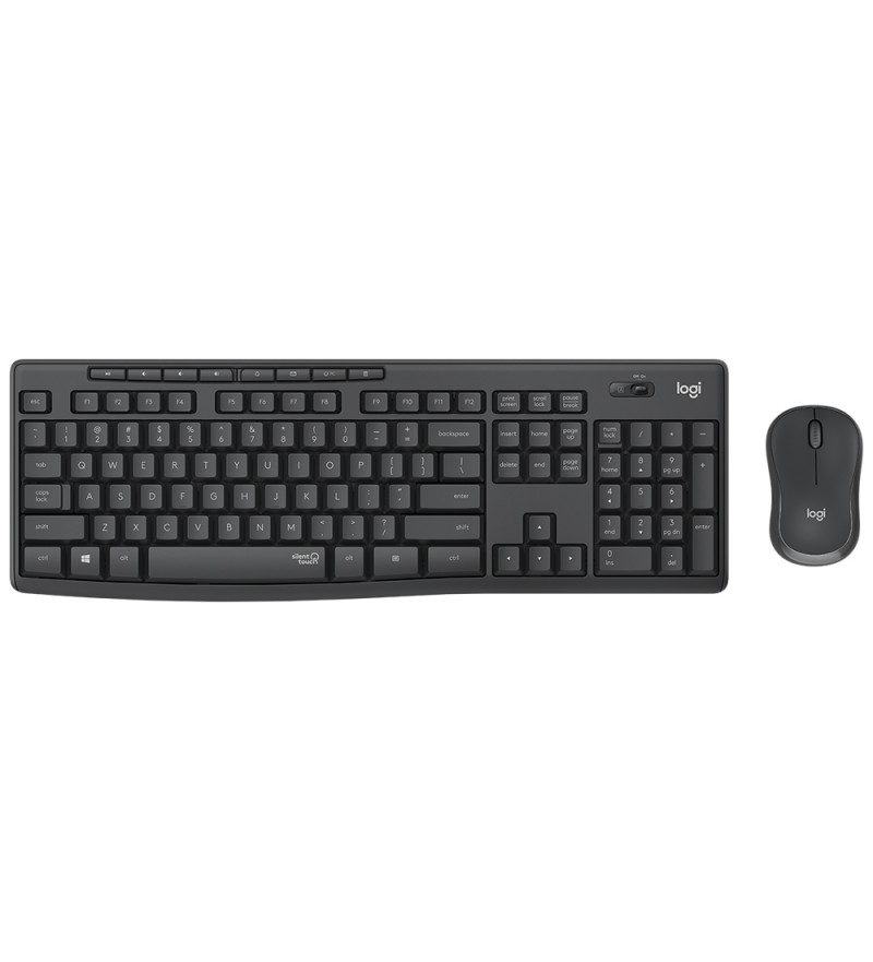 Kit Logitech MK295 Silent Wireless 920-009792 Teclado + Mouse inalámbricos Español - Negro