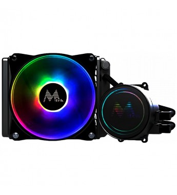 Coolor para CPU MTEK MWC-120 Liquid de 120mm/RGB - Negro