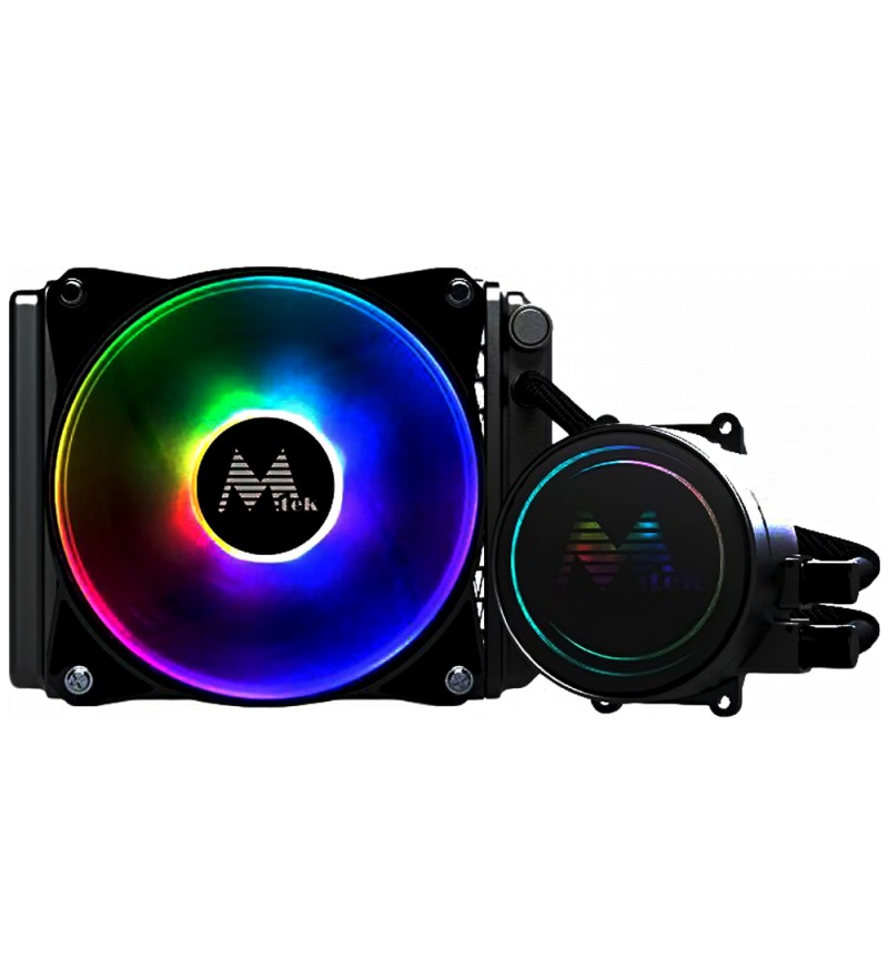 Coolor para CPU MTEK MWC-120 Liquid de 120mm/RGB - Negro