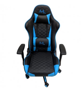 Silla Gamer Mtek MK01-B - Negro/Azul