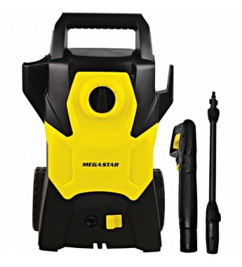 Hidrolavadora Megastar LA-118 con 1400W/220V/50HZ - Amarillo/Negro