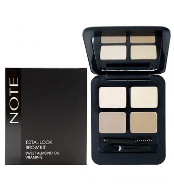 Kit Para Cejas Note Total Look Brow Kit - 01 Fair 