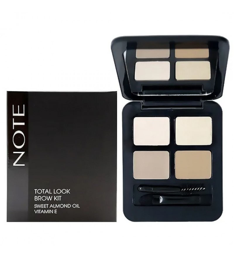 Kit Para Cejas Note Total Look Brow Kit - 01 Fair 