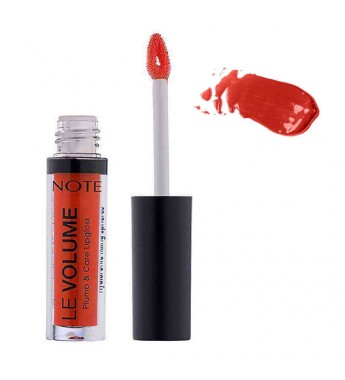 Labial Liquido Note Le Volume Plump & Care Lipgloss 05 No Fear Red - 2.2mL