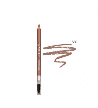 Lápiz De Cejas Note Natural Look Eyebrow Pencil 02 Light Brown - 1.08g