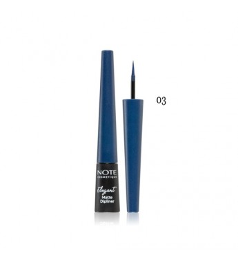 Delineador Note Elegant Matte Dipliner - 03 Navy Blue 2,5ml