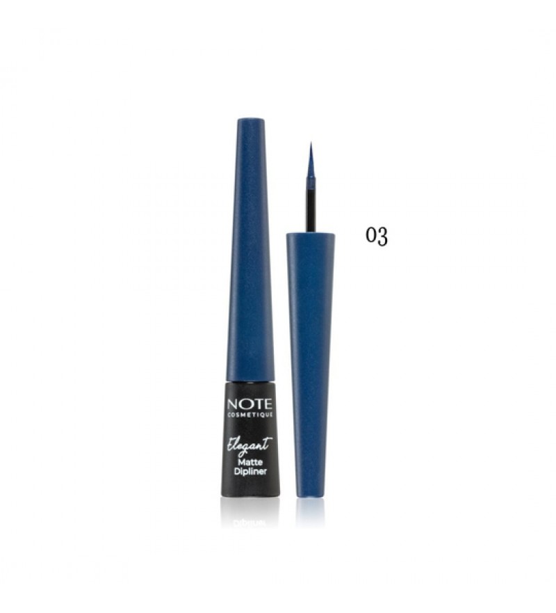 Delineador Note Elegant Matte Dipliner - 03 Navy Blue 2,5ml