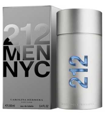 Perfume Carolina Herrera 212 MEN NYC EDT Masculino - 200mL