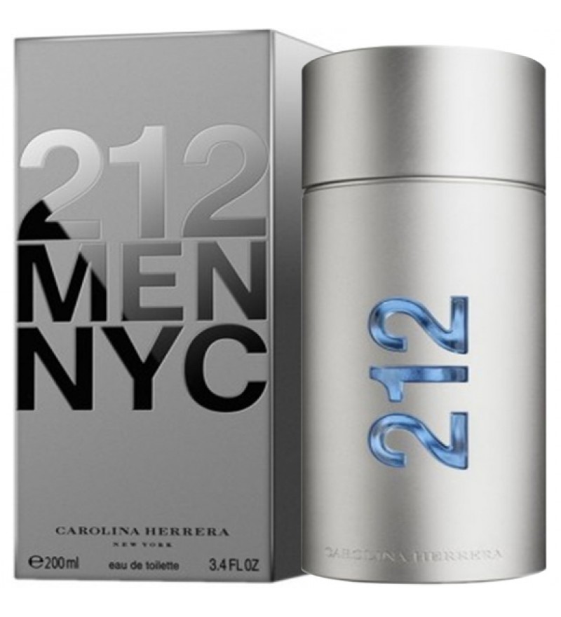 Perfume Carolina Herrera 212 MEN NYC EDT Masculino - 200mL