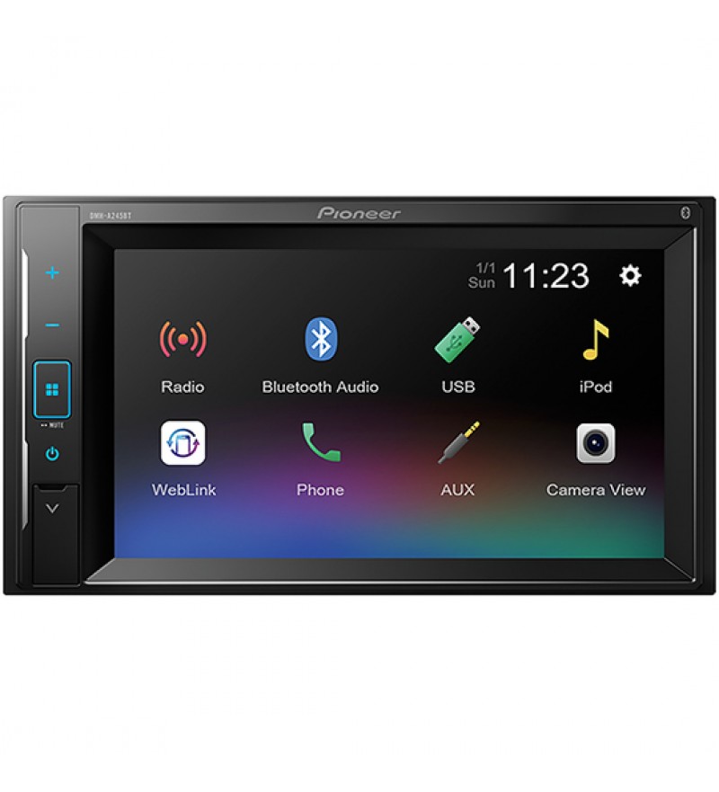 Reproductor DVD Automotriz Pioneer DMH-A245BT Pantalla 6.2 con Bluetooth/RCA/Radio/USB - Negro