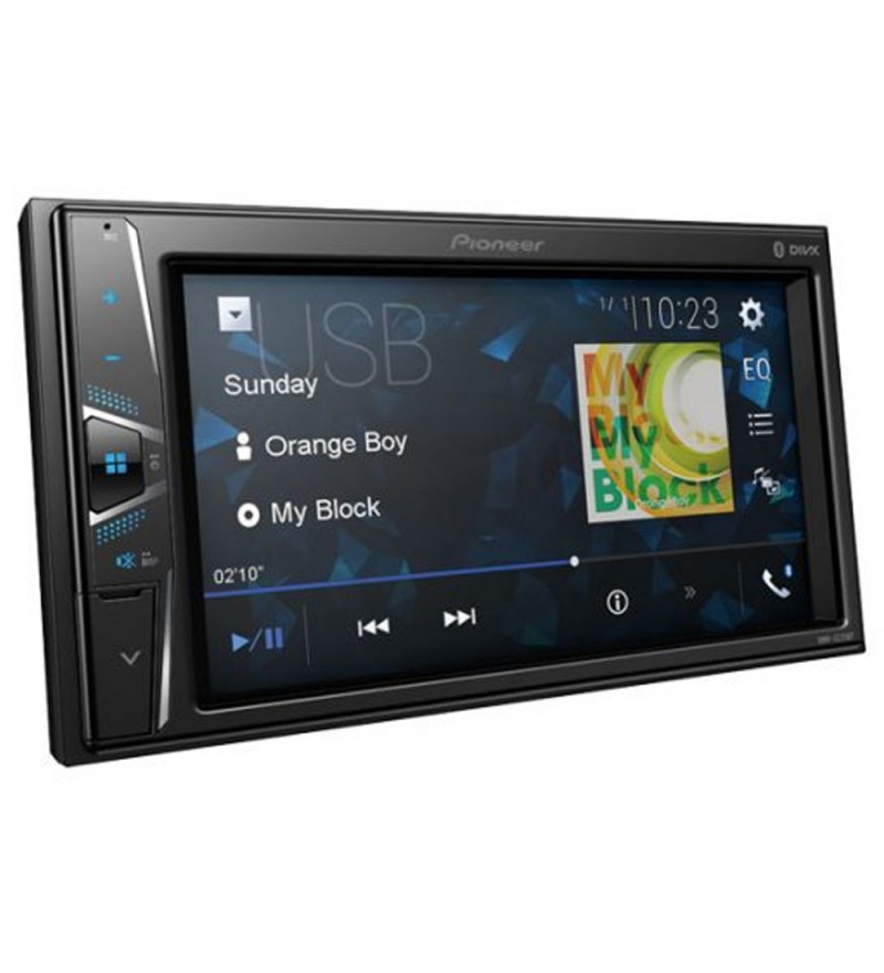 Reproductor DVD Automotriz Pioneer DMH-G225BT Touch 6.2" con Bluetooth/USB - Negro