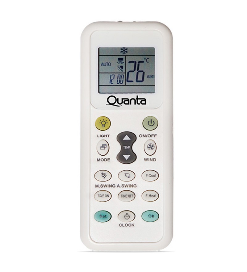 Control Remoto Universal Para Aire Acondicionado Quanta QTEAC3010 - Blanco