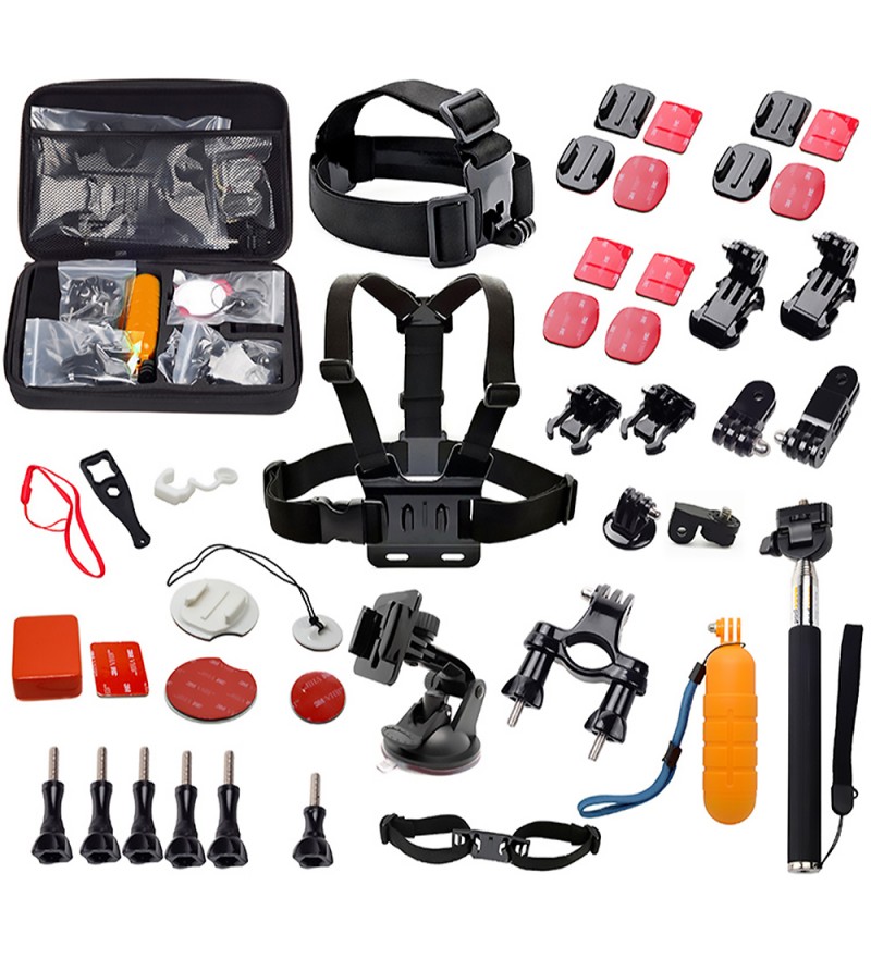 Kit de Accesorios para Cámaras de Acción Quanta QTSCA601 con 11 Piezas