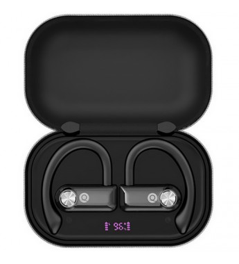 Auriculares Inalámbricos Quanta QTFOE10 Bluetooth - Negro