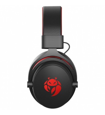 Headset Gaming KRAB Bloodstone KBGH50 Micrófono Removible/53mm - Negro/Rojo