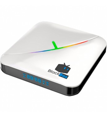 Tv Box BlackBox 4K UHD con 2/16GB Wi-Fi/A10/Bivolt - Blanco/Negro