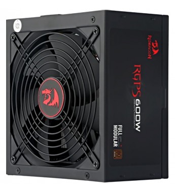 Fuente de Alimentación para PC Redragon RGPS GC-PS003 80 Plus Bronze/ATX Full Modular/600W/Bivolt - Negro