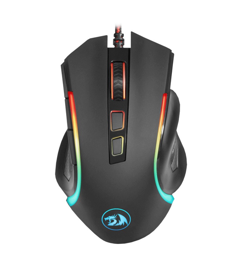 Mouse Gaming Redragon Griffin M607/RGB/7200DPI Ajustable/7 Botones - Negro