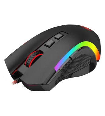 Mouse Gaming Redragon Griffin M607/RGB/7200DPI Ajustable/7 Botones - Negro