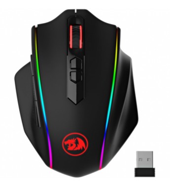 Mouse Gaming Inalámbrico Redragon Vampire Elite M686RGB/16000DPI Ajustable/8 Botones - Negro