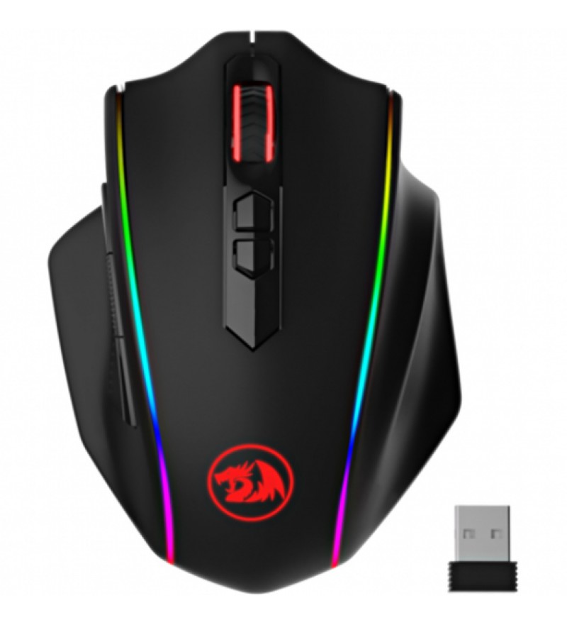 Mouse Gaming Inalámbrico Redragon Vampire Elite M686RGB/16000DPI Ajustable/8 Botones - Negro