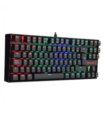 Teclado Gaming Redragon Kumara K552RGB-1 Blue Switches/RGB Chroma (Español) - Black