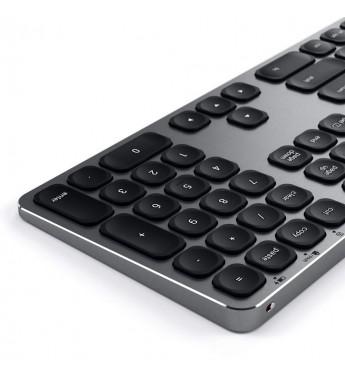 Teclado Inalámbrico Satechi ST-AMBKM Bluetooth para Mac (Inglés) - Space Gray