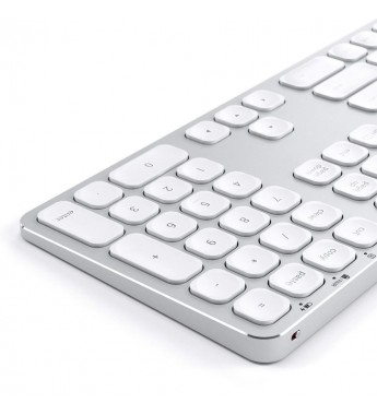 Teclado Inalámbrico Satechi ST-XLABKS Bluetooth para Mac (Inglés) - Silver