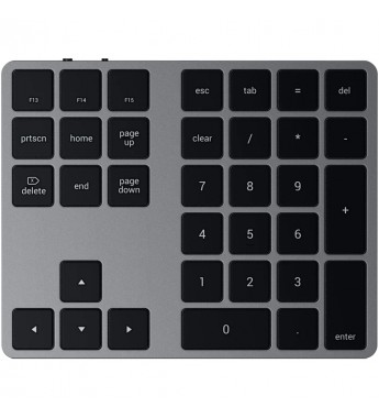 Teclado Inalámbrico Satechi ST-AMBKM Bluetooth para Mac (Inglés) - Space Gray