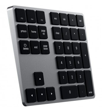 Teclado Inalámbrico Satechi ST-AMBKM Bluetooth para Mac (Inglés) - Space Gray