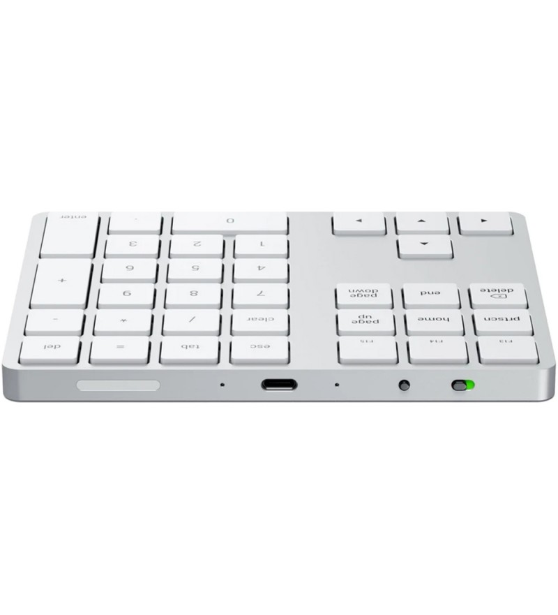 Teclado Inalámbrico Satechi ST-XLABKS Bluetooth para Mac (Inglés) - Silver - (Caja Fea)