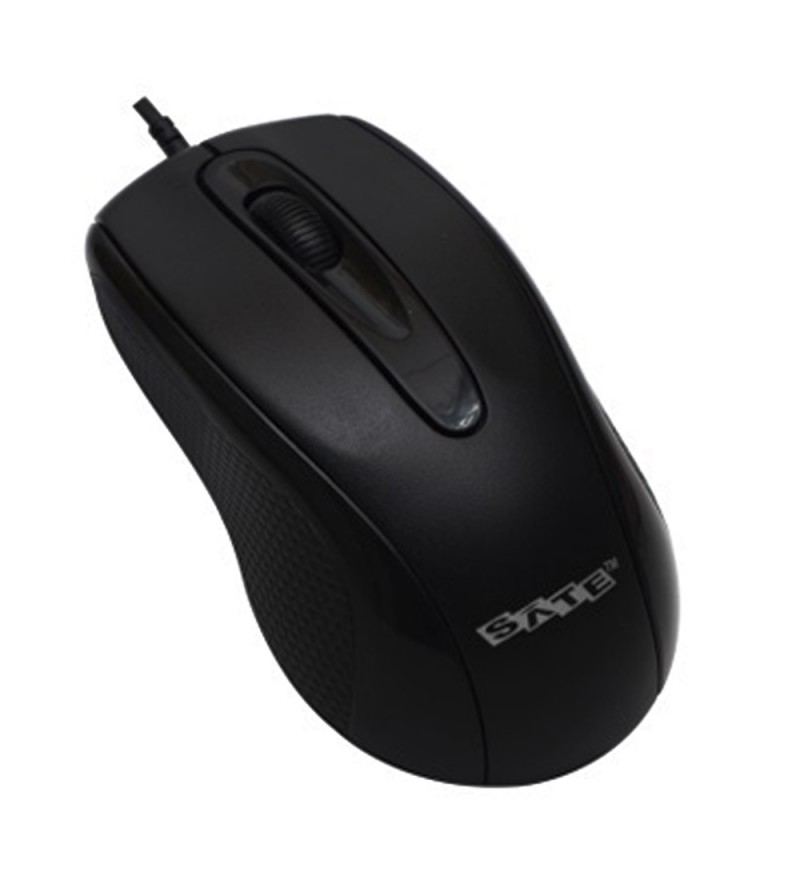 Mouse Óptico Satellite A-40 con 1200DPI/USB - Negro